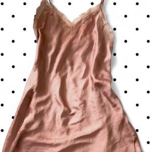 Victoria's Secret Blush Lace Slip Dress